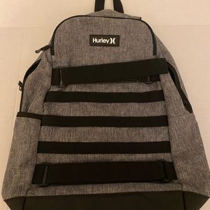 HURLEY No Comply backpack. Dark heather gray. Like new condition.